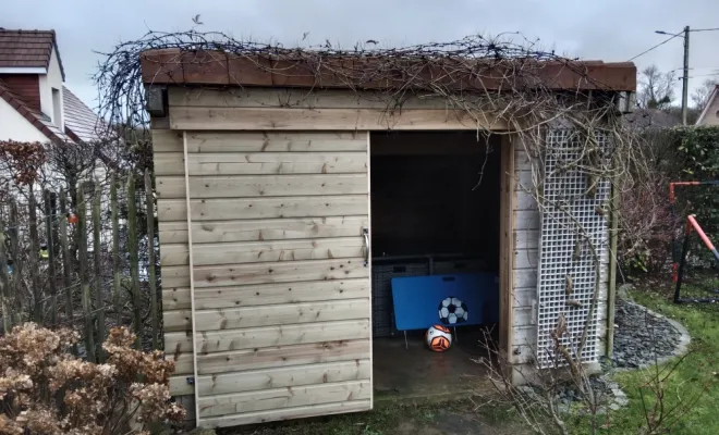 Rénovation d'un abri de jardin à Brunembert, Desvres, ETS SEVIN