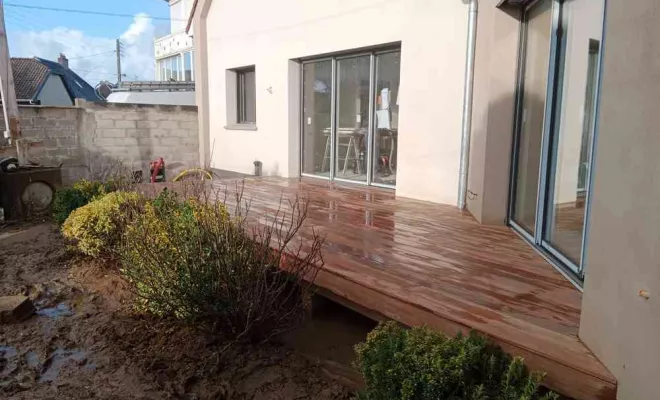 Création de terrasses en bois, Desvres, ETS SEVIN